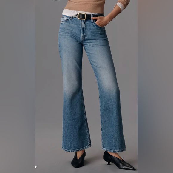 MOTHER “BOOKIE FLOOD” WASH: DEANS LIST *HIGH WAIST/BOOT CUT SIZE 28 *NWT $268.00 - Picture 3 of 14